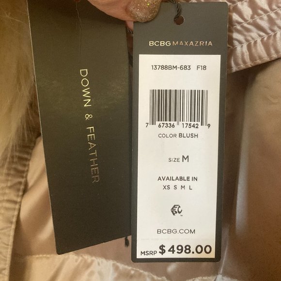 Women's down and feather winter coat NWT - Picture 6 of 6